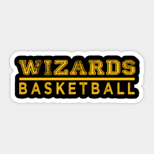 Awesome Basketball Wizards Proud Name Vintage Beautiful Team Sticker